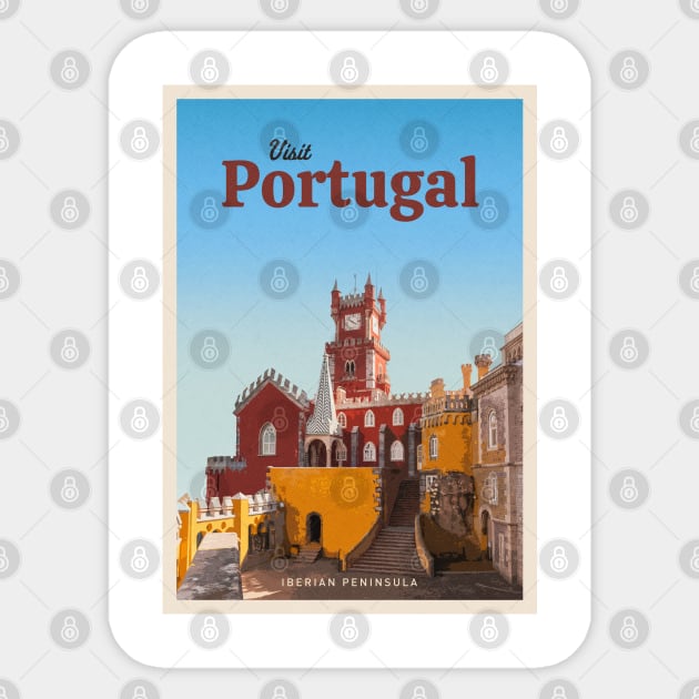 Visit Portugal Sticker by Mercury Club